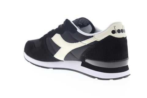 Diadora Camaro 159886-C0641 Mens Black Suede Lace Up Low Top Sneakers Shoes