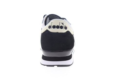 Diadora Camaro 159886-C0641 Mens Black Suede Lace Up Low Top Sneakers Shoes