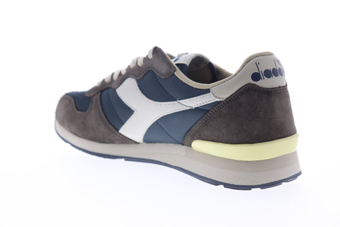 Diadora Camaro 159886-C5603 Mens Gray Suede Lace Up Low Top Sneakers Shoes