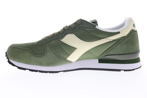 Diadora Camaro 159886-C6307 Mens Green Suede Lace Up Low Top Sneakers Shoes