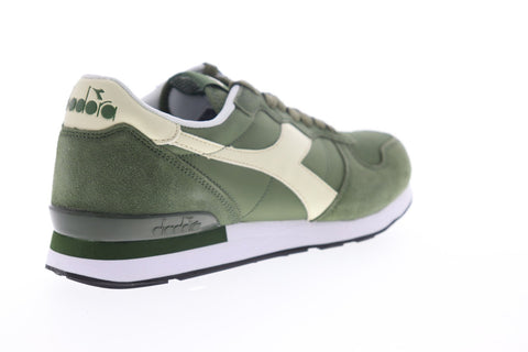 Diadora Camaro 159886-C6307 Mens Green Suede Lace Up Low Top Sneakers Shoes