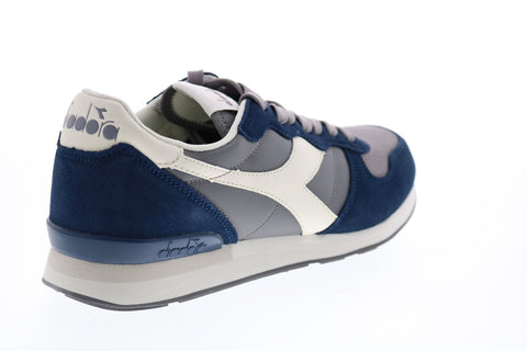 Diadora Camaro 159886-C8236 Mens Blue Suede Lace Up Lifestyle Sneakers Shoes