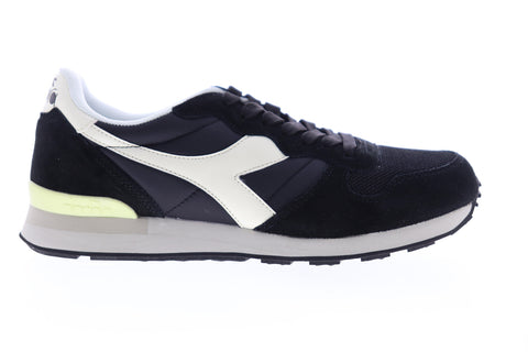 Diadora Camaro 159886-C2609 Mens Black Suede Lace Up Lifestyle Sneakers Shoes