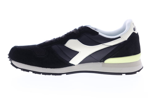 Diadora Camaro 159886-C2609 Mens Black Suede Lace Up Lifestyle Sneakers Shoes