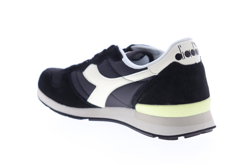 Diadora Camaro 159886-C2609 Mens Black Suede Lace Up Lifestyle Sneakers Shoes