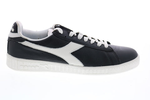 Diadora Game L Low Waxed 160821-C1092 Mens Black Lifestyle Sneakers Shoes