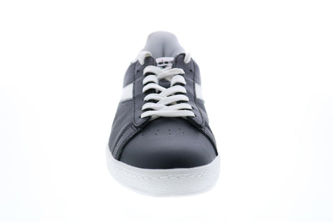 Diadora Game L Low Waxed 160821-C1092 Mens Black Lifestyle Sneakers Shoes