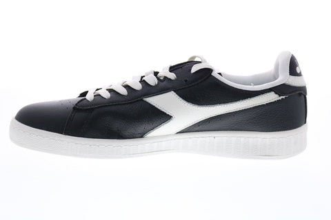 Diadora Game L Low Waxed 160821-C1092 Mens Black Lifestyle Sneakers Shoes