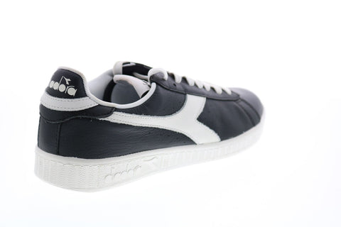 Diadora Game L Low Waxed 160821-C1092 Mens Black Lifestyle Sneakers Shoes