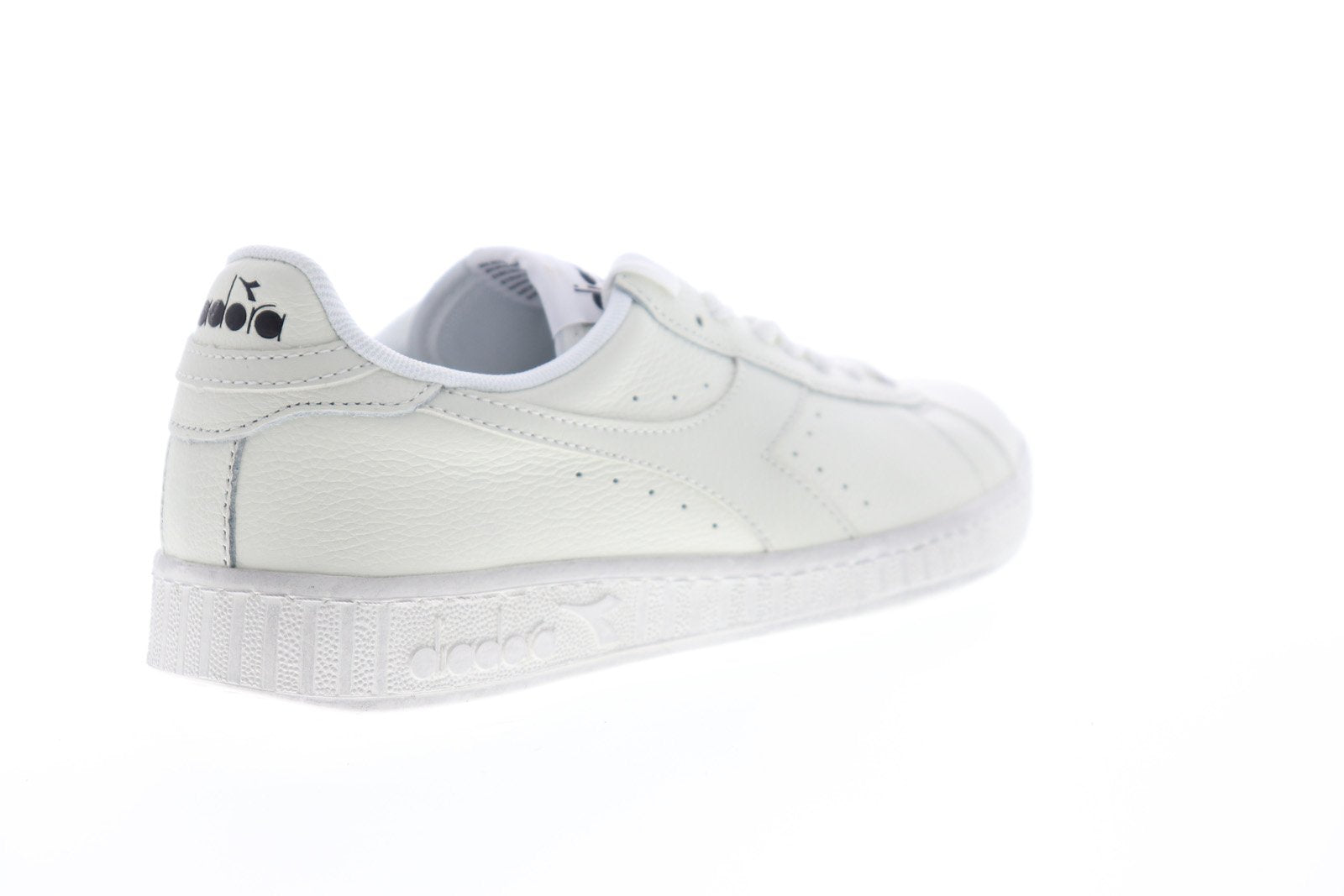 Diadora Game L Low Men\'s 9 White Leather Gum Sole Sneakers 501.160821 NEW Diadora Game L Low Waxed 160821-C0351 Mens White Lifestyle  main image 3