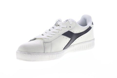 Diadora Game L Low Waxed 160821-C0351 Mens White Lifestyle Sneakers Shoes