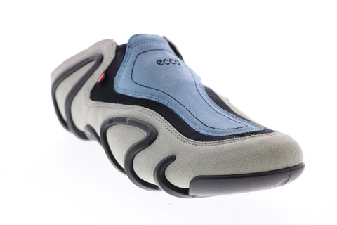 Ecco Spark 16203-52533 Womens Gray Suede Slip On Clogs Slippers Shoes