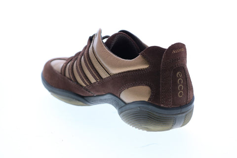 Ecco Ecco Match Tie 16763-54255 Womens Brown Leather Lifestyle Sneakers Shoes
