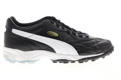 Puma King Allround TT 17011901 Mens Black Leather Low Top Athletic Soccer Shoes