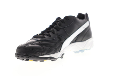 Puma King Allround TT 17011901 Mens Black Leather Low Top Athletic Soccer Shoes