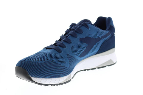 Diadora V7000 Weave 170476-60024 Mens Blue Canvas Lifestyle Sneakers Shoes
