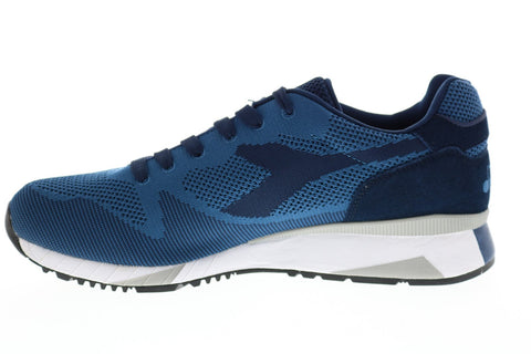 Diadora V7000 Weave 170476-60024 Mens Blue Canvas Lifestyle Sneakers Shoes