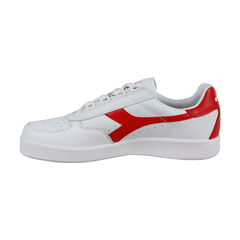 Diadora B.Elite 170595-C0823 Mens White Leather Casual Low Top Sneakers Shoes