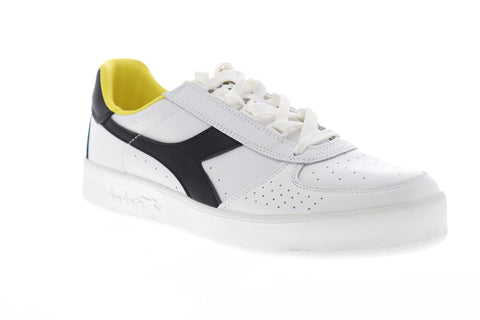 Diadora B. Elite 170595-C6622 Mens White Leather Lifestyle Sneakers Shoes