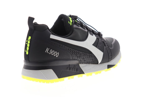 Diadora N9000 WNT Bright 170956-C0787 Mens Black Low Top Sneakers Shoes
