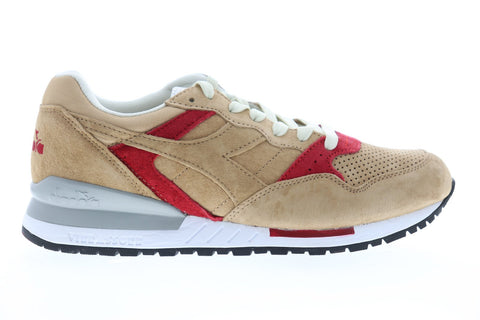 Diadora Intrepid Premium 170957-25061 Mens Beige Low Top Sneakers Shoes