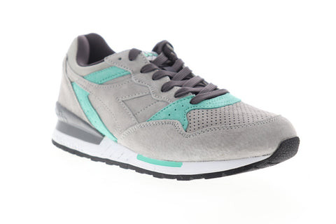 Diadora Intrepid Premium 170957-75072 Mens Gray Suede Low Top Sneakers Shoes