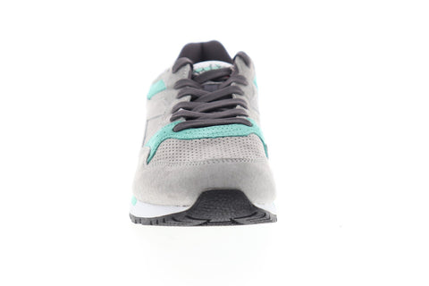 Diadora Intrepid Premium 170957-75072 Mens Gray Suede Low Top Sneakers Shoes