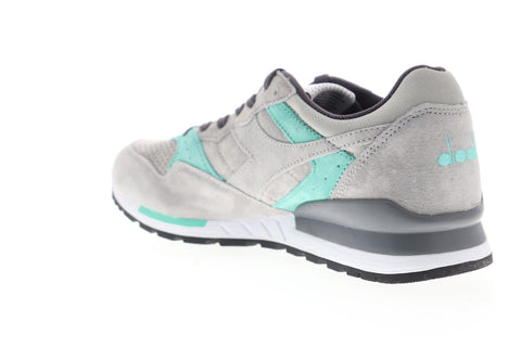 Diadora Intrepid Premium 170957-75072 Mens Gray Suede Low Top Sneakers Shoes
