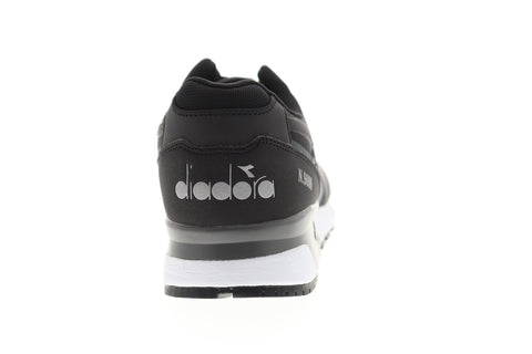 Diadora N9000 Mm Hologram Mens Black Mesh Athletic Lace Up Running Shoes