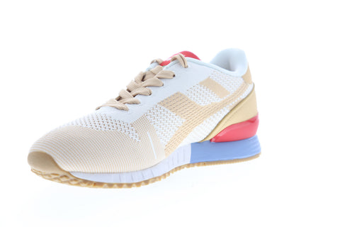 Diadora Titan Weave 171829-C7148 Mens White Canvas Lifestyle Sneakers Shoes