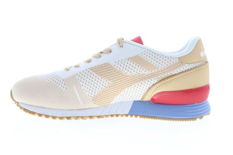 Diadora Titan Weave 171829-C7148 Mens White Canvas Lifestyle Sneakers Shoes