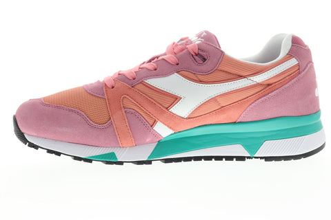 Diadora N9000 III 171853-C7377 Mens Orange Suede Athletic Running Shoes