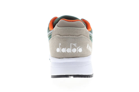 Diadora N9000 III 171853-C7736 Mens Green Suede Retro Low Top Sneakers Shoes