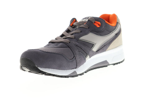 Diadora N9000 III 171853-C7738 Mens Gray Suede Lace Up Low Top Sneakers Shoes