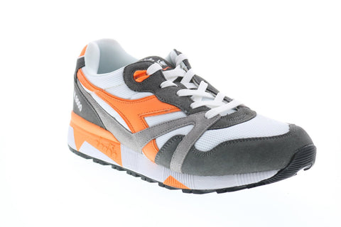 Diadora N9000 III 171853-C7940 Mens White Suede Lifestyle Sneakers Shoes