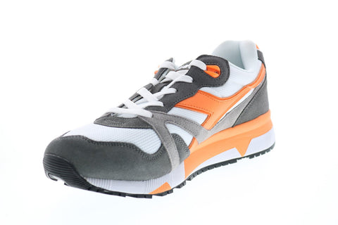 Diadora N9000 III 171853-C7940 Mens White Suede Lifestyle Sneakers Shoes