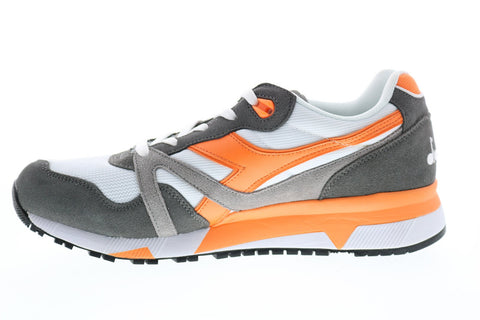 Diadora N9000 III 171853-C7940 Mens White Suede Lifestyle Sneakers Shoes