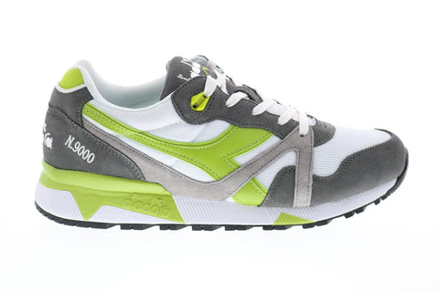 Diadora N9000 III 171853-C7941 Mens White Leather Lifestyle Sneakers Shoes