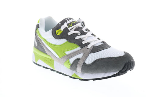Diadora N9000 III 171853-C7941 Mens White Leather Lifestyle Sneakers Shoes