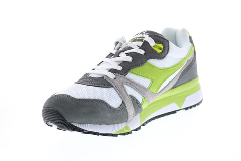 Diadora N9000 III 171853-C7941 Mens White Leather Lifestyle Sneakers Shoes