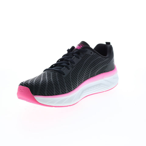 Skechers Go Run Balance 2 172013 Womens Black Canvas Athletic Running Shoes