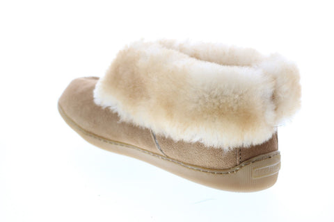 Minnetonka Sheepskin Slipper 17210-3451 Womens Brown Clogs Slippers Shoes