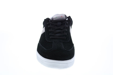 Diadora Field 172351-C2100 Mens Black Nubuck Lace Up Lifestyle Sneakers Shoes