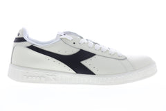 Diadora Game L Low 172526-C3159 Mens White Leather Low Top Sneakers Shoes