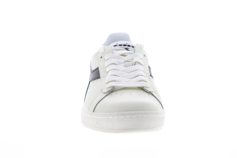 Diadora Game L Low 172526-C3159 Mens White Leather Low Top Sneakers Shoes