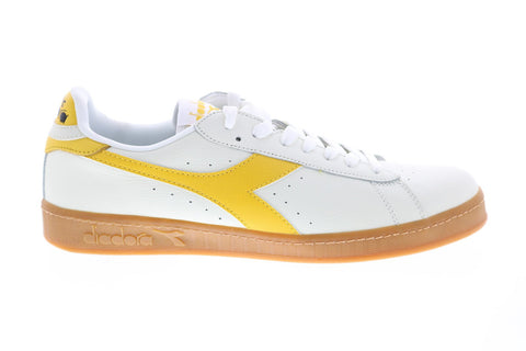 Diadora Game L Low 172526-C4840 Mens White Leather Lifestyle Sneakers Shoes