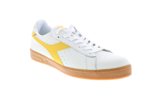 Diadora Game L Low 172526-C4840 Mens White Leather Lifestyle Sneakers Shoes