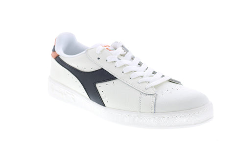 Diadora Game L Low 172526-C8170 Mens White Leather Lifestyle Sneakers Shoes
