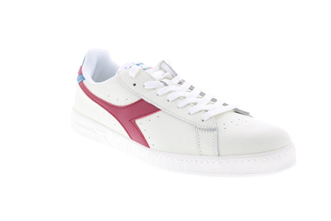 Diadora Game L Low 172526-C8171 Mens White Leather Lifestyle Sneakers Shoes