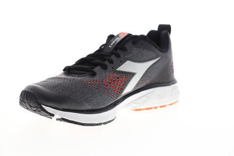 Diadora Kuruka 2 172962-C5022 Mens Black Canvas Low Top Athletic Running Shoes